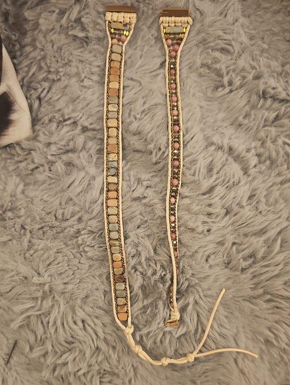 Handmade Bohemian Beaded Wrap Watch Band
